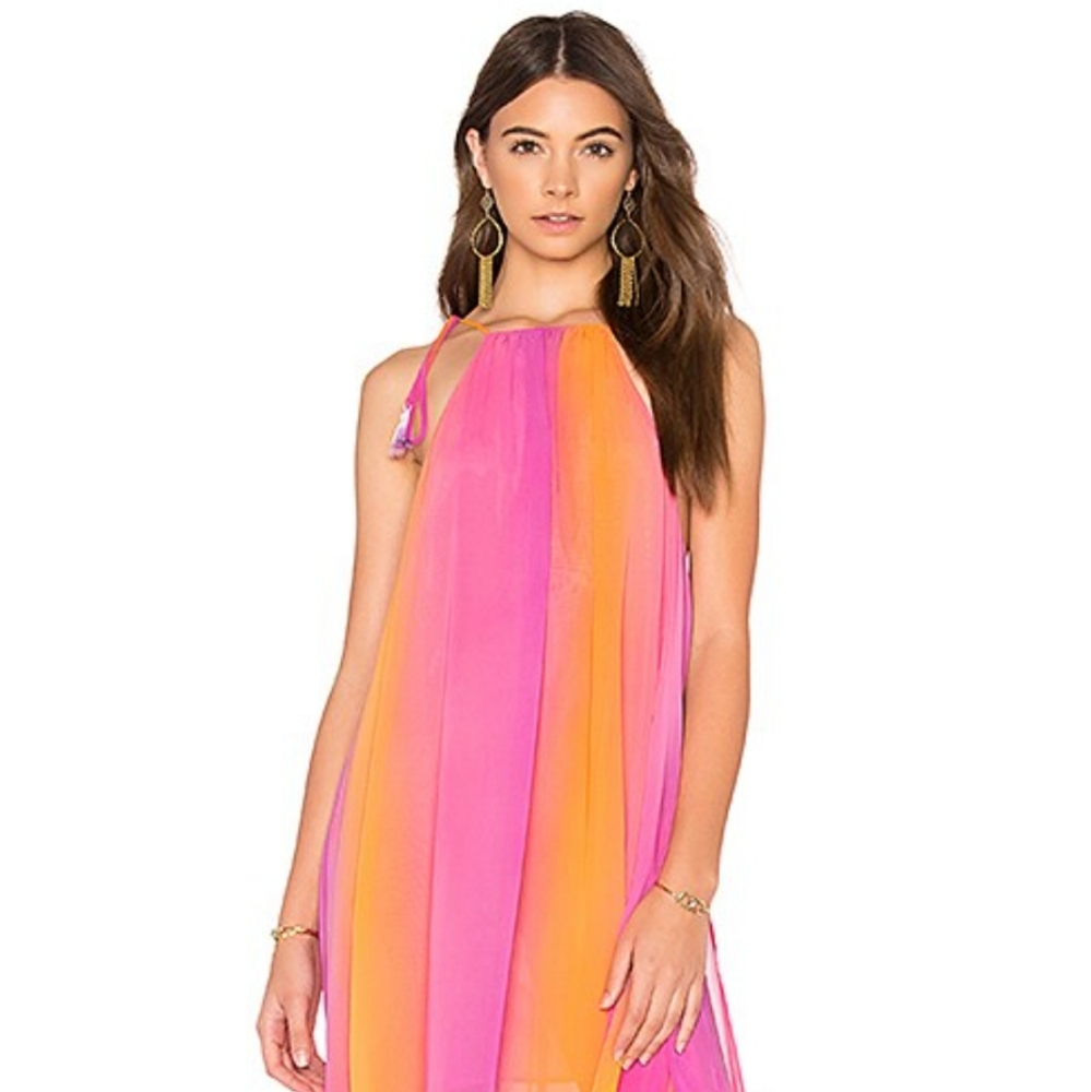 Rochester Maxi Dress in Mojave Sunset Show me Mumu
